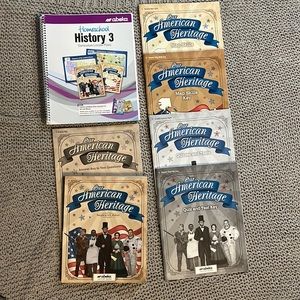 Used Grade 3 Abeka American History Curriculum (parent and student editions)